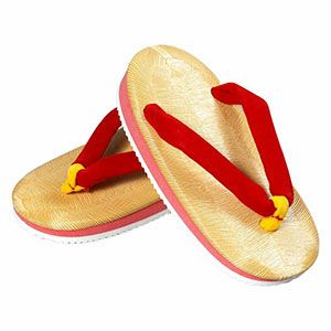 サンド草履　赤鼻緒