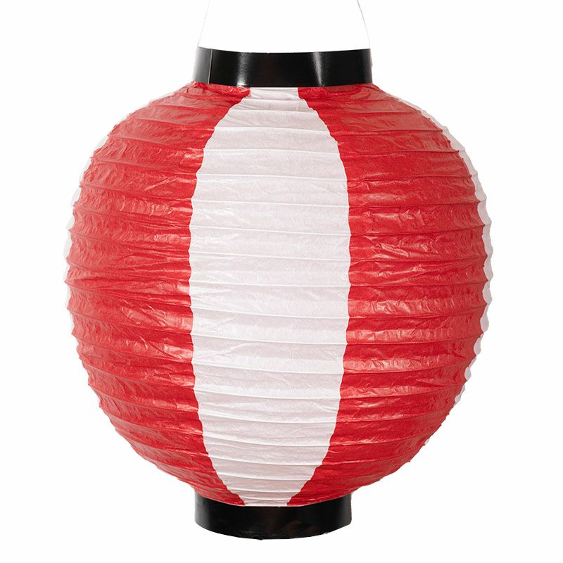 紅白 紙提灯 10個セット | 祭り用品専門店の祭すみたや