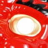 お面　赤鬼　プラスチック製