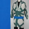 大人帯　カラー無地　青色（水色）