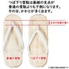 畳表つぼ下がり雪駄 トウキビ表 白鼻緒 特大（約26.0cm / 8寸3分）