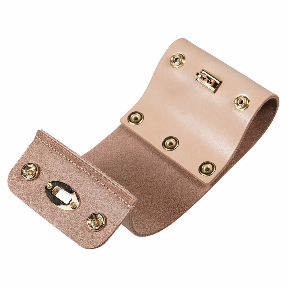 本革製　信号ラッパホルダー　ヌメ革