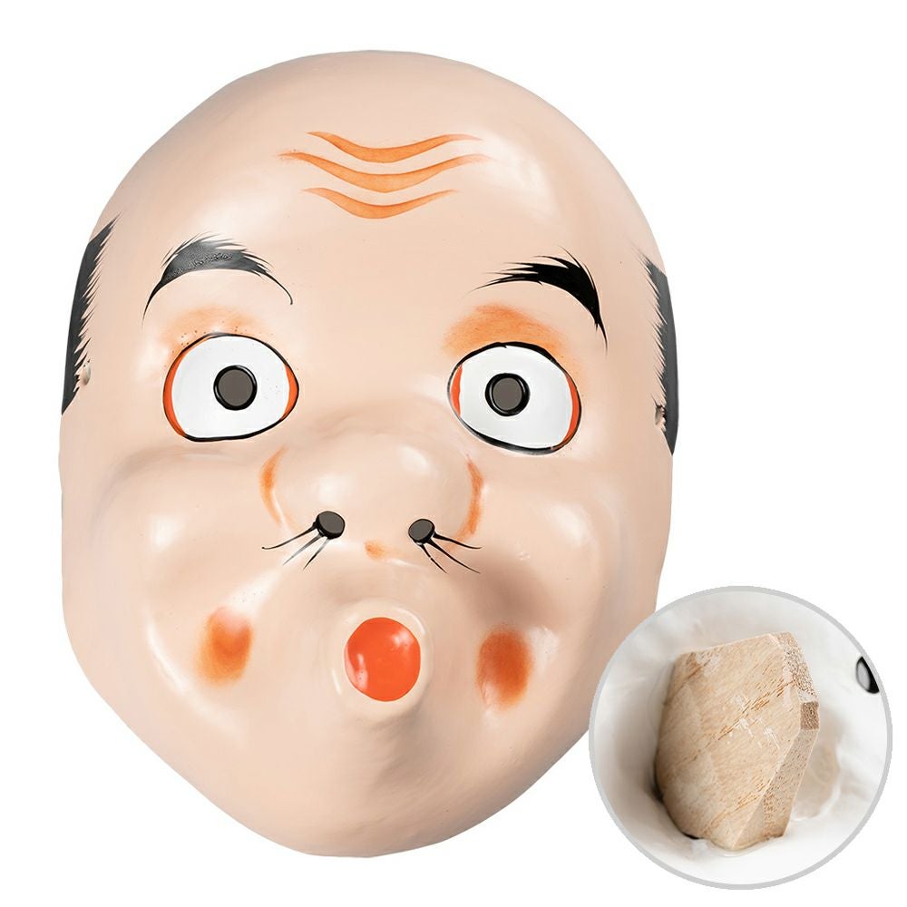 高級お面 ひょっとこ くわえ付き 道化 張子製 | 祭り用品専門店の祭
