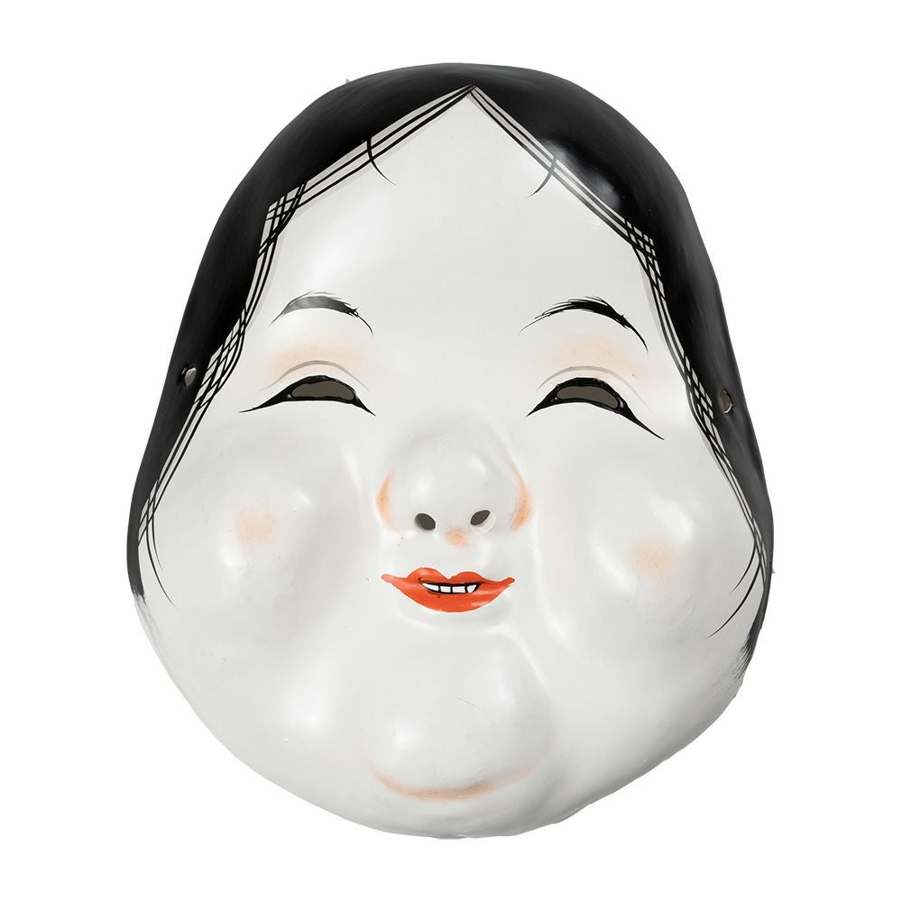 高級お面 岡目 くわえ付き張子製 | 祭り用品専門店の祭すみたや
