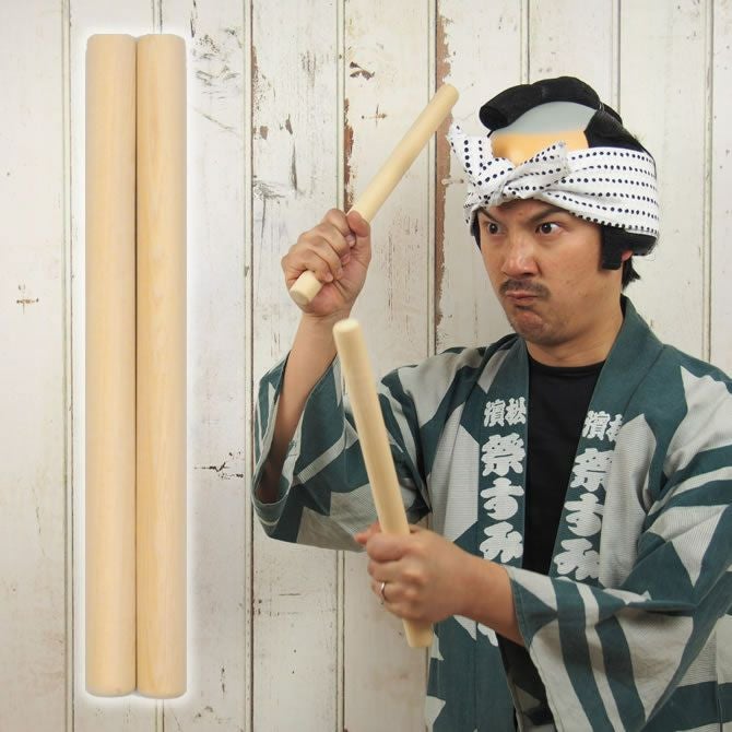 太鼓バチ 檜葉（ヒバ） 〆バチ（シメバチ） | 祭り用品専門店の祭すみたや