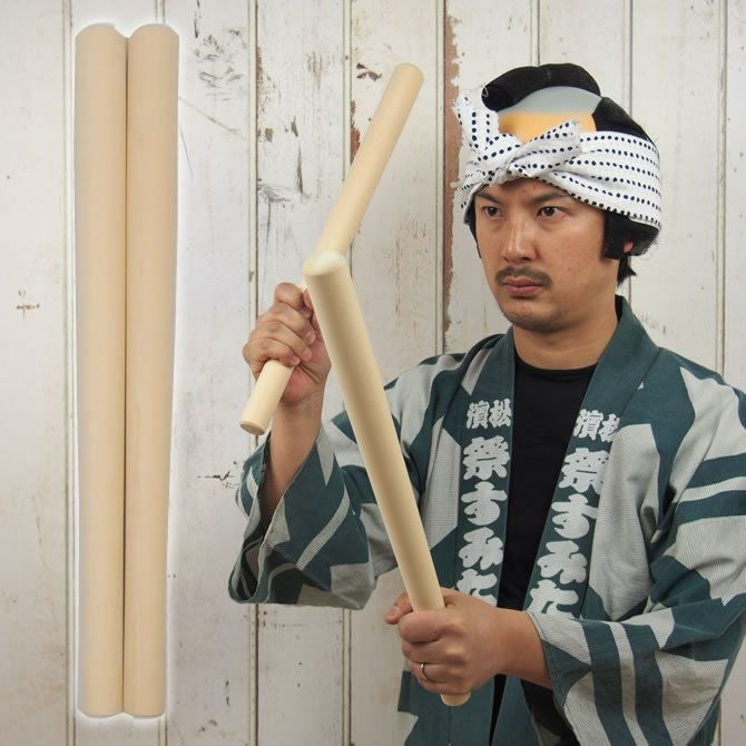 太鼓バチ 檜葉（ヒバ） すりこぎ | 祭り用品専門店の祭すみたや