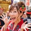 祭り髪飾り めで鯛 開運招福 ヘアクリップ付き