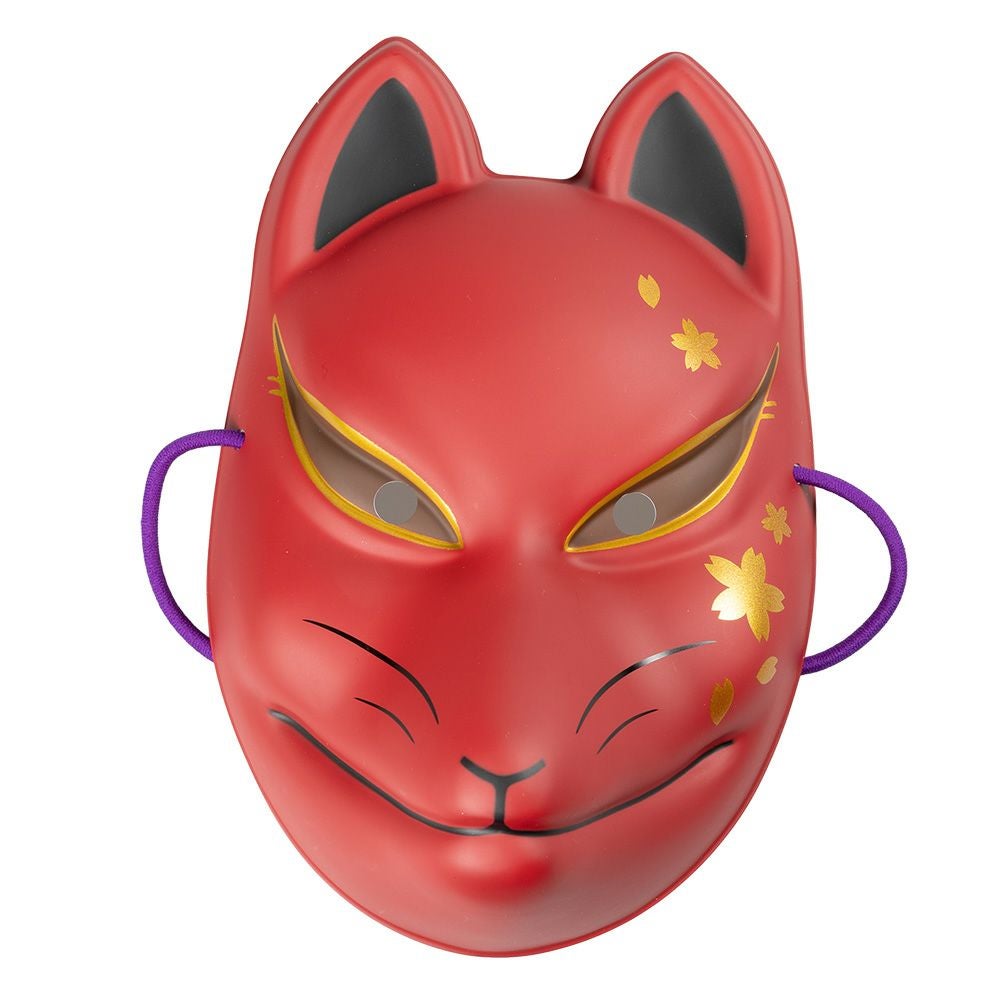 お面 狐（きつね） 赤色 樹脂製 | 祭り用品専門店の祭すみたや