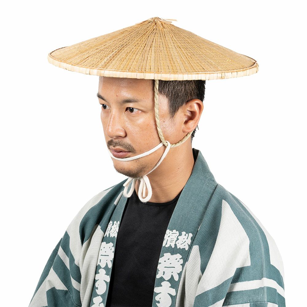角笠 1尺3寸 直径：約39cm 丸輪付き 大人用サイズ | 祭り用品専門店の