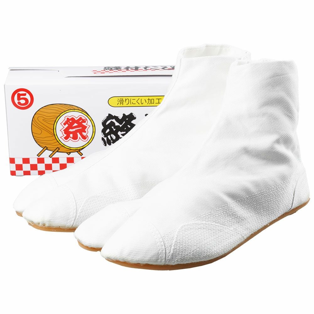 丸五 祭りたび縫付5枚 地下足袋 白色 22.5cm～28.0cm | 祭り用品専門店