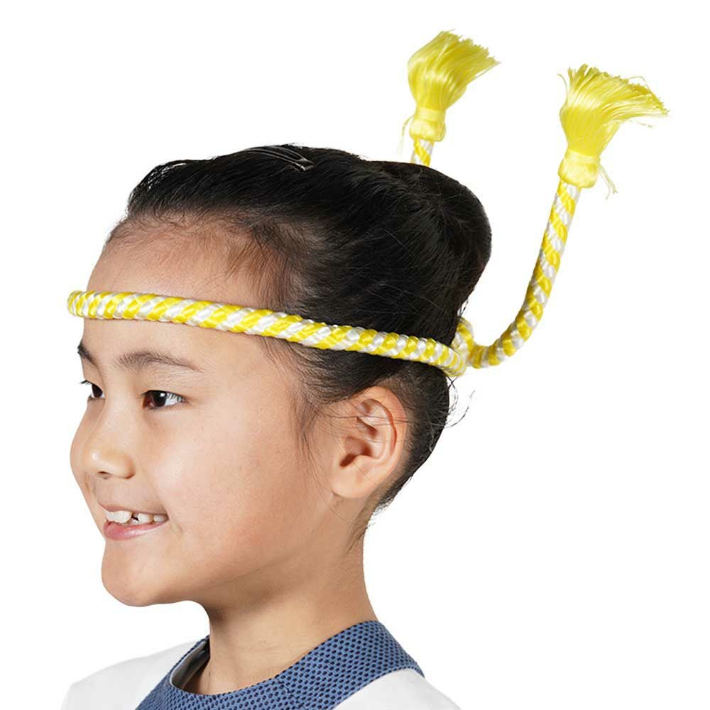ねじりはちまき 中芯入り（針金入り） 子供用 赤/黄 | 祭り用品専門店