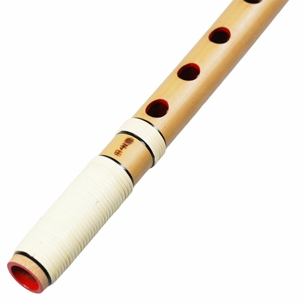 紫山　獅子田　籐両巻篠笛　7穴5本調子