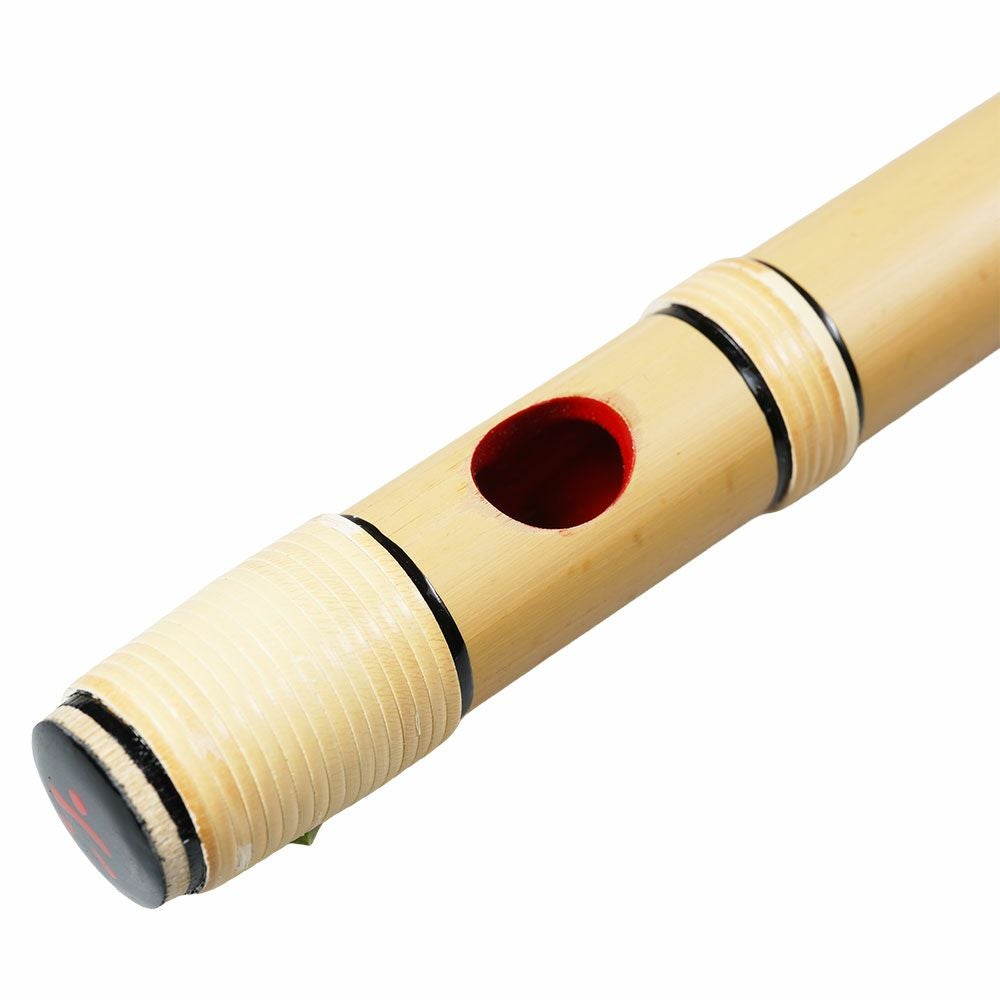  紫山　獅子田　籐本重巻篠笛　7穴6本調子