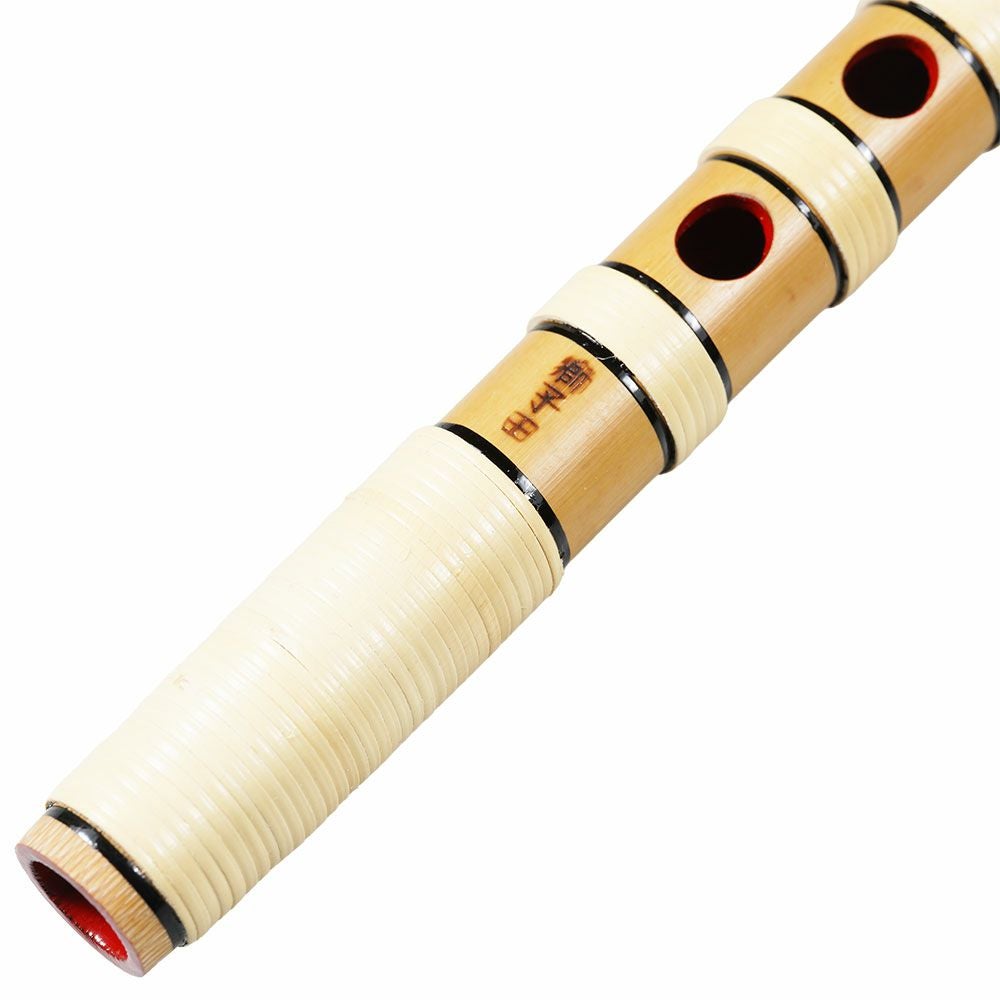 紫山　獅子田　籐本重巻篠笛　6穴7本調子