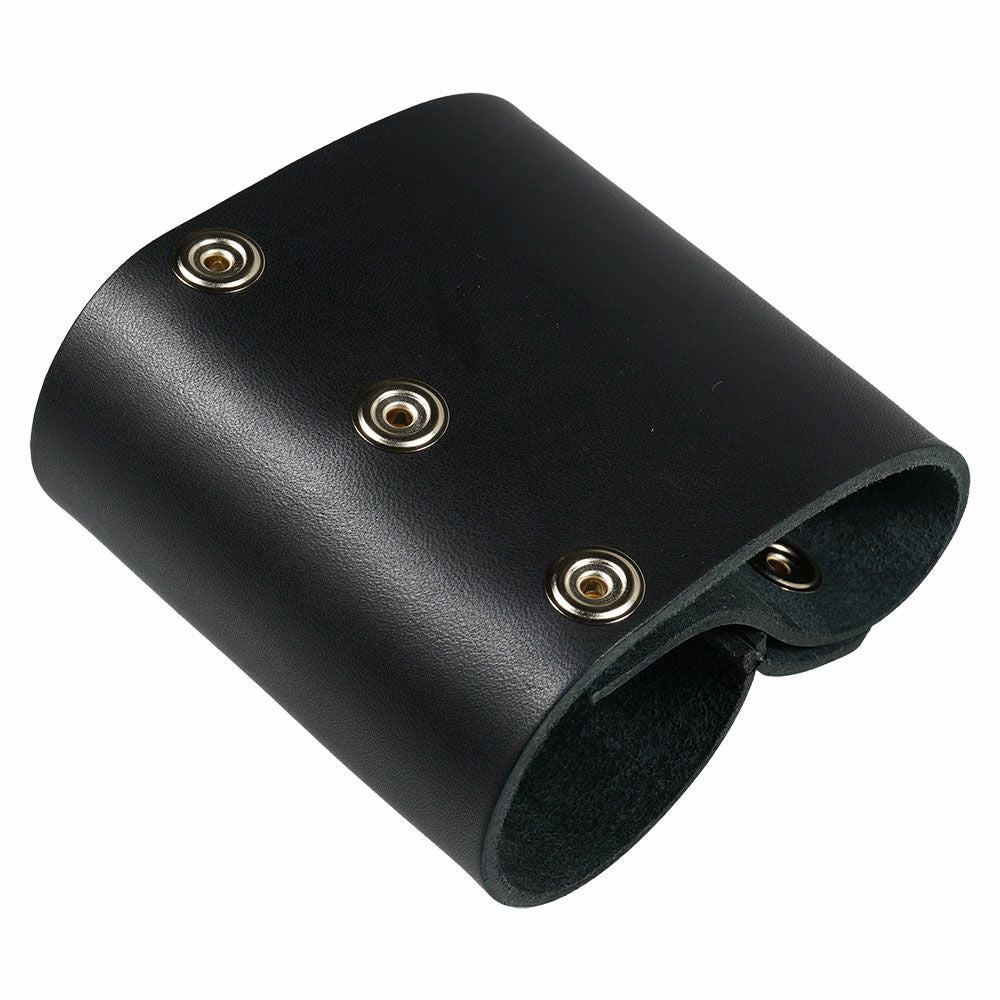 本革製　信号ラッパホルダー　黒色