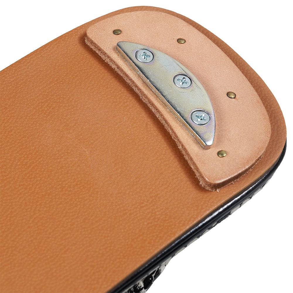 オールヘビ柄ビニール雪駄　白　雪駄底金具付き　SSサイズ