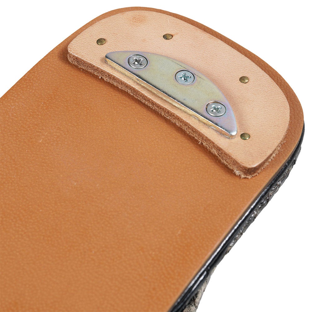 オールヘビ柄ビニール雪駄　黒　雪駄底金具付き　SSサイズ