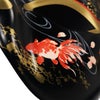 髪飾り用　ミニお面　猫面　金魚　黒　プラスチック製